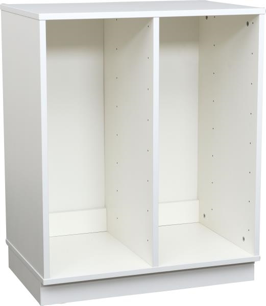 Image sur Armoire M pour bacs en plastique avec 1 séparateur BLANC